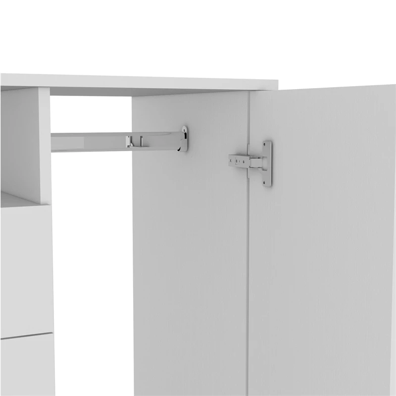 Cheapest ๐งจ Bowery Hill White Wood Four-Drawer ๐ Dresser ๐ - Image 5