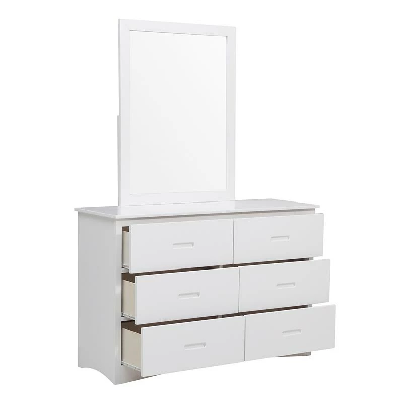 New ✔️ Pemberly Row 48-inch 6 Drawers Transitional Wood 👗 Dresser In White 🤩 - Image 8