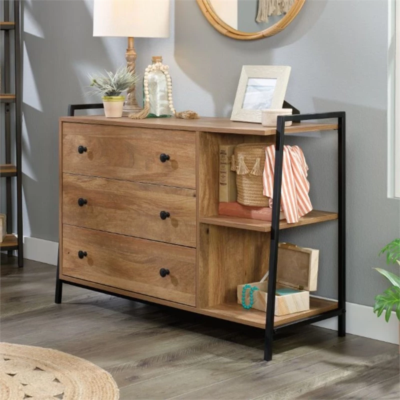 Budget ๐ฅฐ Sauder North Avenue Engineered Wood ๐ Dresser In Sindoori Mango Finish โจ - Image 3