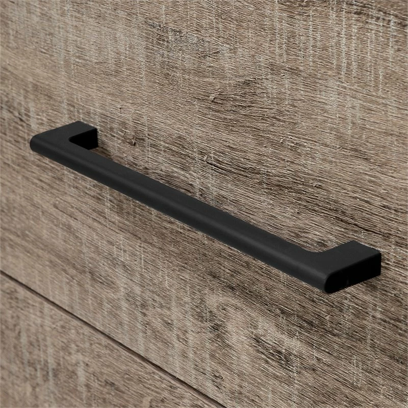 Cheapest ๐ Bowery Hill 6 Drawer Double ๐ Dresser In Weathered Oak And Ebony โญ - Image 4