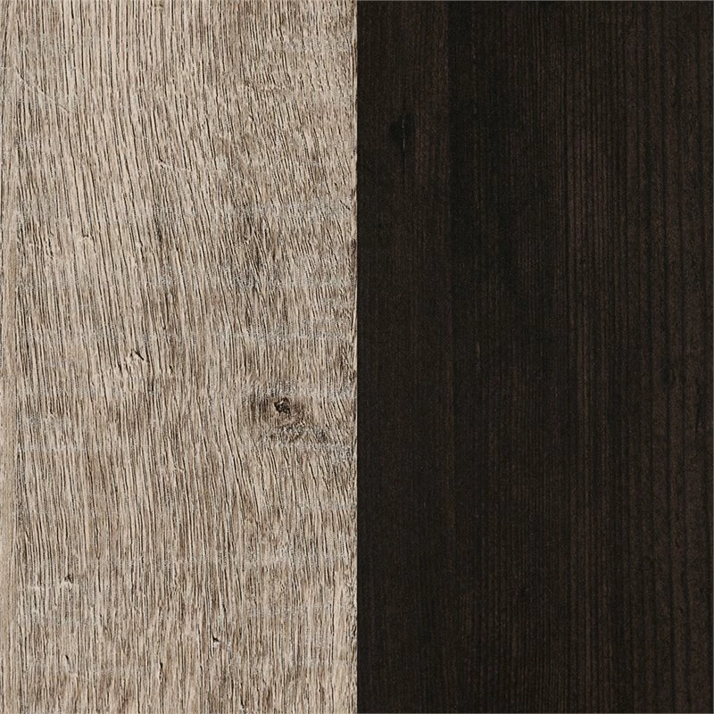 Cheapest ๐ Bowery Hill 6 Drawer Double ๐ Dresser In Weathered Oak And Ebony โญ - Image 7