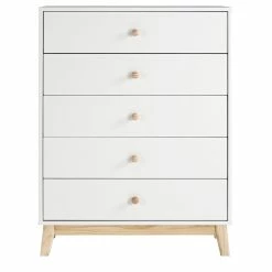 Flash Sale 🎉 Alaterre Furniture MOD 35"W 5-Drawer White Wood Chest 🎉