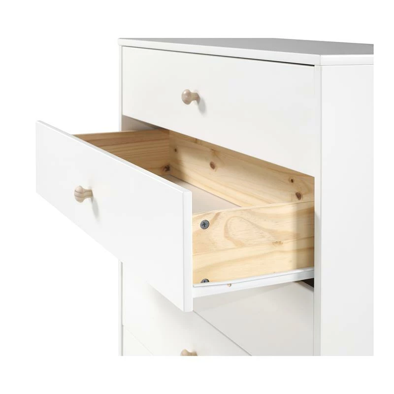 Flash Sale 🎉 Alaterre Furniture MOD 35"W 5-Drawer White Wood Chest 🎉 - Image 8