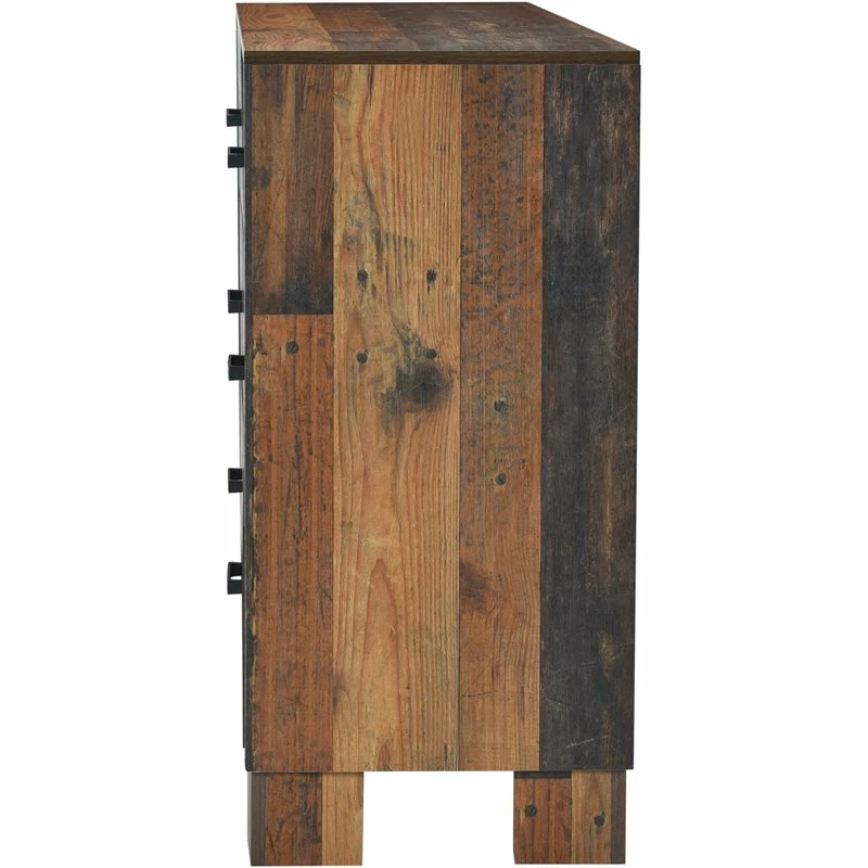 Coupon 💯 Coaster Sidney 6 Drawer 👗 Dresser In Rustic Pine 🥰 - Image 4