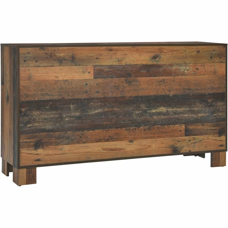 Coupon 💯 Coaster Sidney 6 Drawer 👗 Dresser In Rustic Pine 🥰 - Image 7