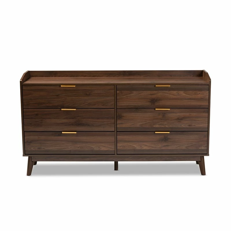 Top 10 ๐ Bowery Hill Mahogany Finish Mid-Century 6-Drawer Wood ๐ Dresser โจ - Image 8