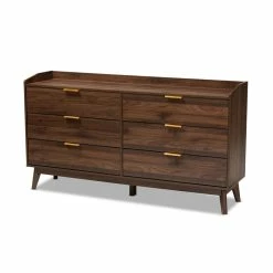 Top 10 ๐ Bowery Hill Mahogany Finish Mid-Century 6-Drawer Wood ๐ Dresser โจ