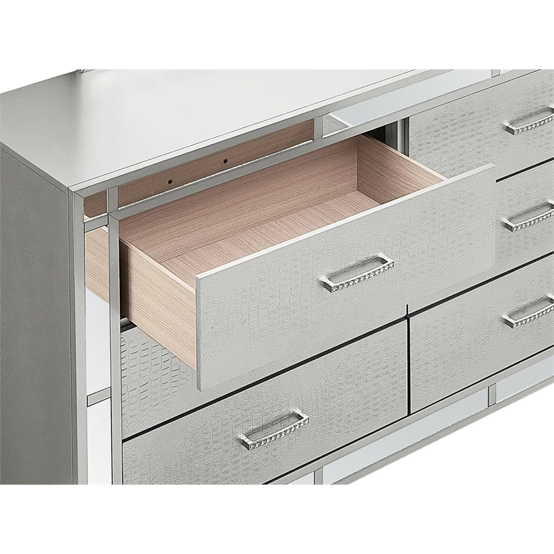 Best reviews of 😍 Glory Furniture 6 Drawer 👗 Dresser Silver Champagne 😍 - Image 7