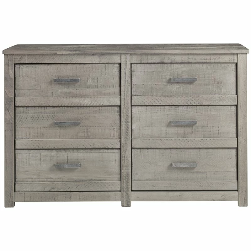 Deals ๐คฉ Camaflexi Carmel Solid Wood 6-Drawer Bedroom ๐ Dresser In Antique Gray ๐คฉ