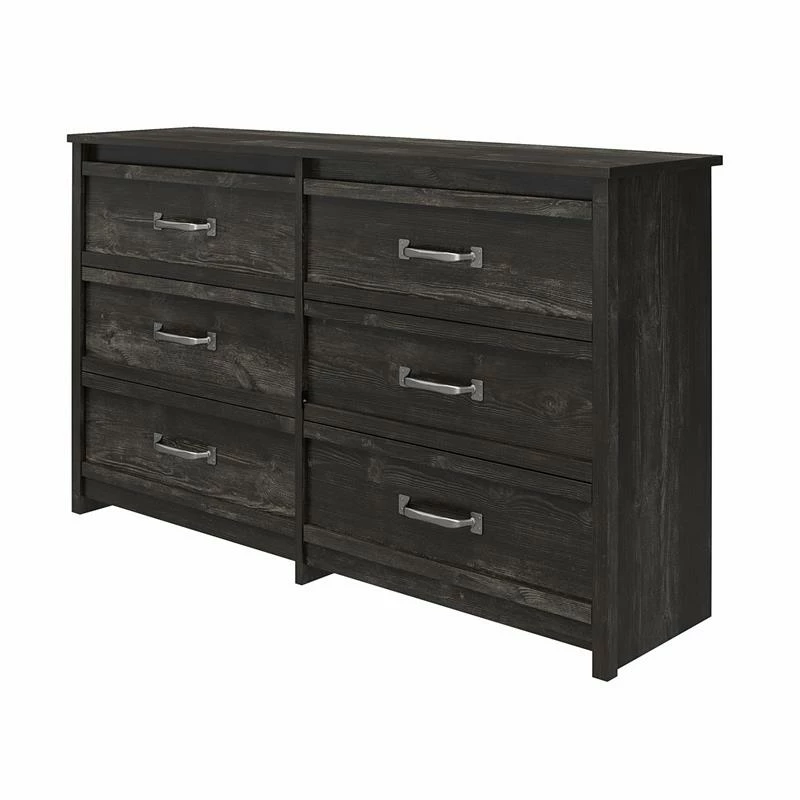 Cheapest ✔️ Ameriwood Home Draven 6 Drawer 👗 Dresser In Black Oak 🤩 - Image 2