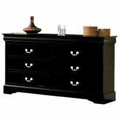 Best Pirce 👍 ACME Furniture ACME Louis Philippe III 👗 Dresser In Black 🤩