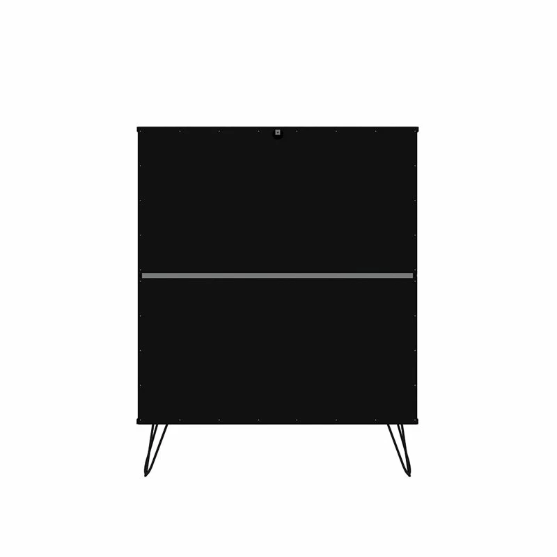 Best deal ๐ Manhattan Comfort Rockefeller Wood Tall 5-Drawer ๐ Dresser In Black โค๏ธ - Image 10