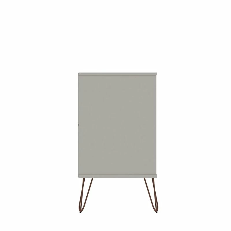 Discount 👍 Manhattan Comfort Rockefeller Wood Double Low 6-Drawer 👗 Dresser In Off White ❤️ - Image 7