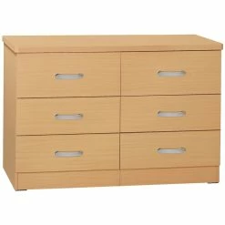 Best reviews of ✔️ Pemberly Row Modern 6 Drawer Engineered Wood Bedroom 👗 Dresser In Beech 🎁