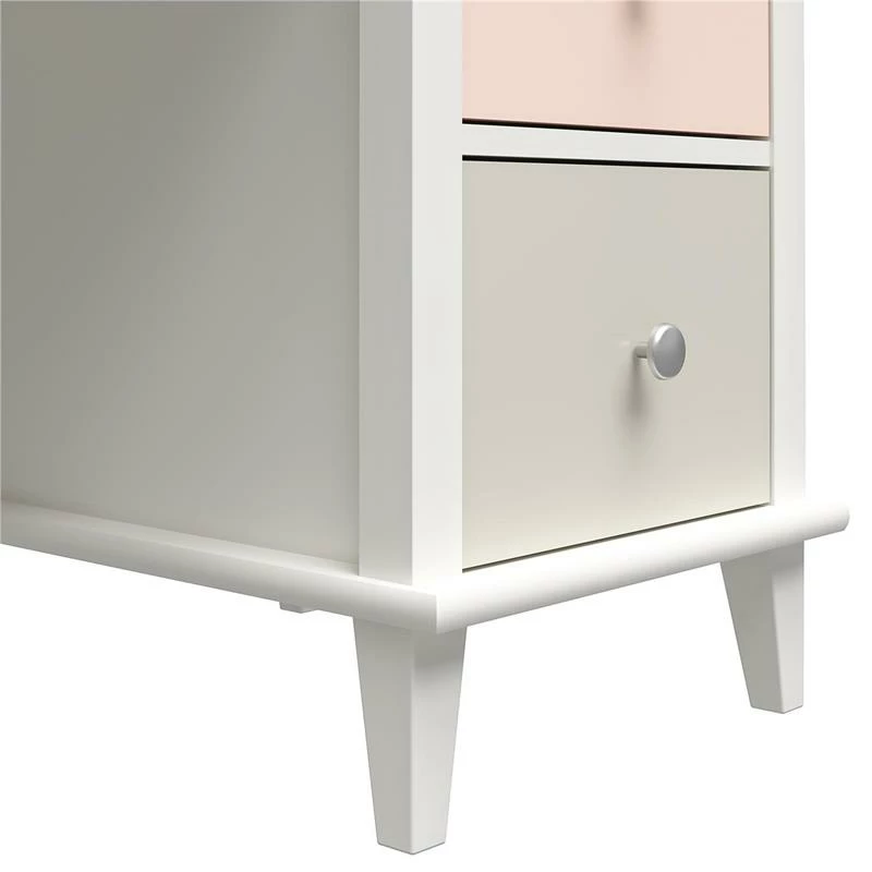Best Pirce 🔔 Home Square 2-Piece Set With 3-Drawer 👗 Dresser And Desk Peach And Taupe Drawers ⌛ - Image 14
