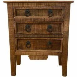 Buy โค๏ธ MGM Marketing Rustic Wooden Vintage Chest ๐ Dresser - Brown Mango Wood ๐