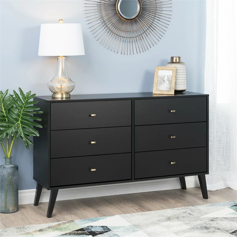 Best Pirce 🔥 Home Square 2-Piece Set With 2-Drawer Tall Nightstand & 6-Drawer Double 👗 Dresser 🌟 - Image 16