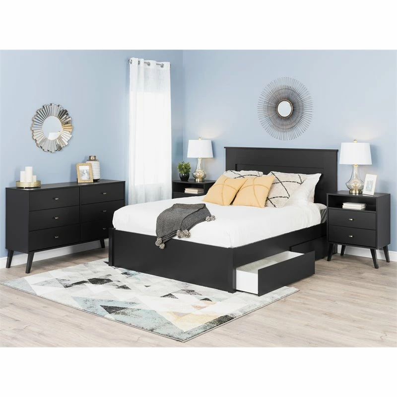 Best Pirce 🔥 Home Square 2-Piece Set With 2-Drawer Tall Nightstand & 6-Drawer Double 👗 Dresser 🌟 - Image 5