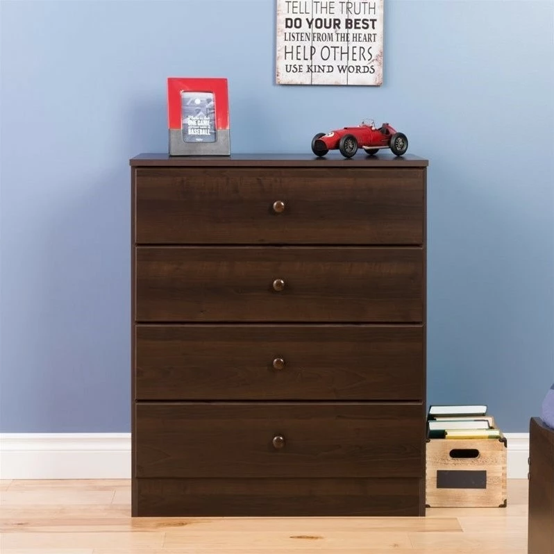 Best Pirce 🛒 Home Square 2-Piece Set With 6-Drawer Double 👗 Dresser 4-Drawer Chest In Espresso 🛒 - Image 2