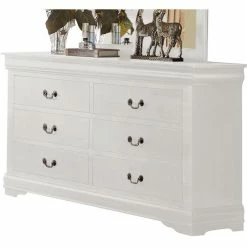 Brand new ⌛ ACME Furniture ACME Louis Philippe 👗 Dresser In White 😀