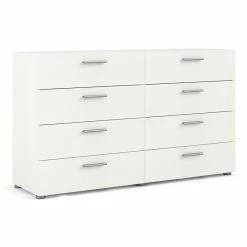 Hot Sale ๐ Tvilum Austin 8 Drawer Double ๐ Dresser In White Woodgrain โค๏ธ