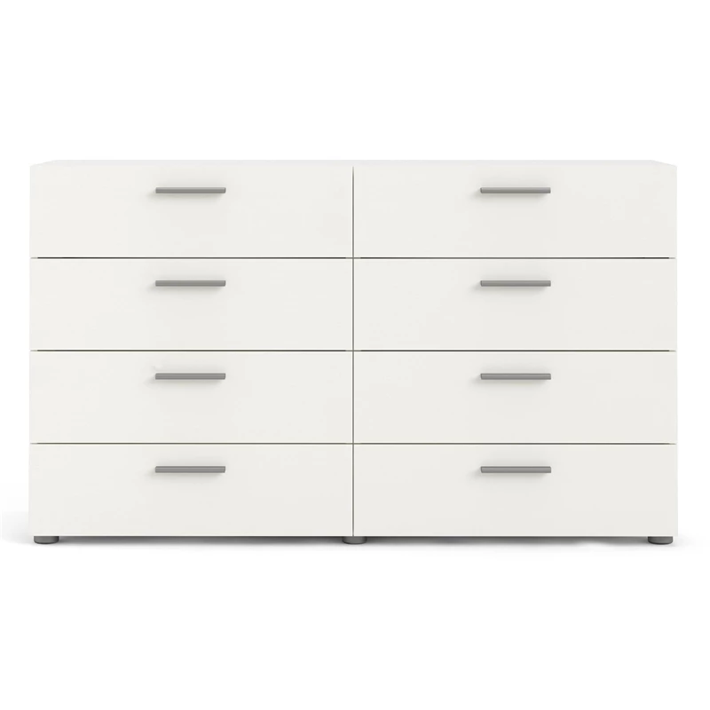 Hot Sale 👏 Tvilum Austin 8 Drawer Double 👗 Dresser In White Woodgrain ❤️ - Image 2
