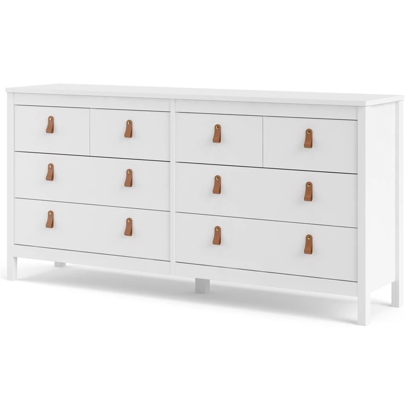 Buy ๐ Tvilum Madrid 8 Drawer Double ๐ Dresser In White โ - Image 4