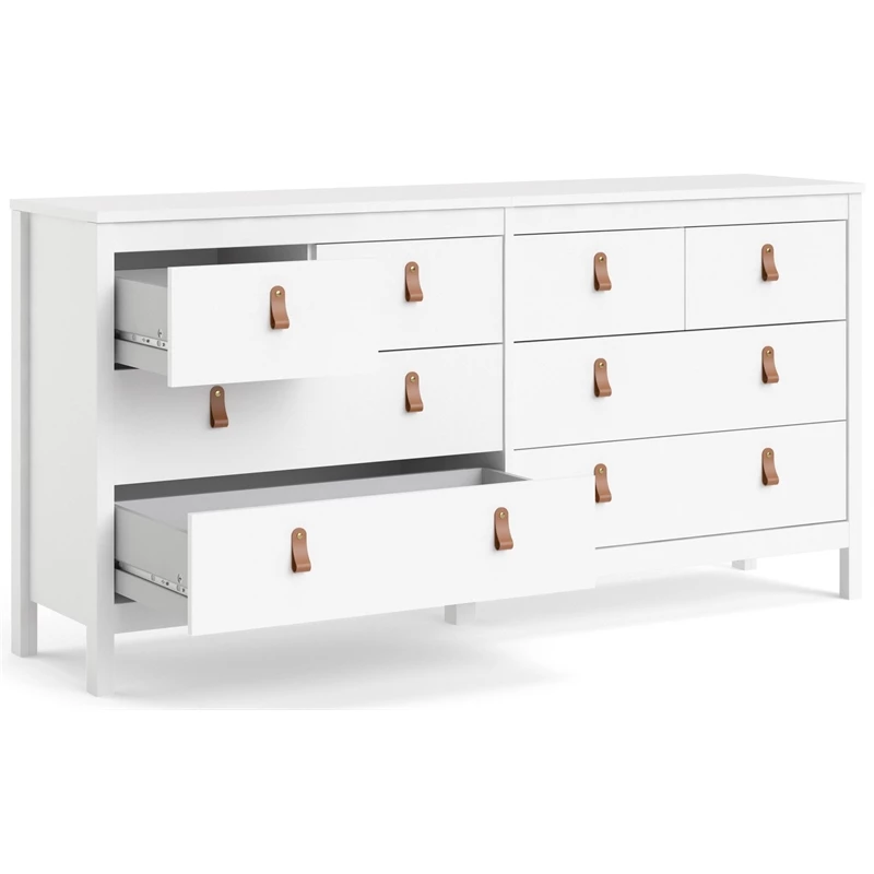 Buy ๐ Tvilum Madrid 8 Drawer Double ๐ Dresser In White โ - Image 5