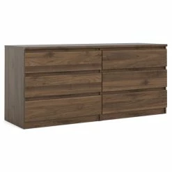 Brand new 😍 Tvilum Scottsdale 6 Drawer Double 👗 Dresser In Walnut ✔️