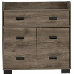 Discount 😉 Tuhome Furniture TUHOME Alyn 👗 Dresser - Dark Brown Engineered Wood - For Bedroom ⌛
