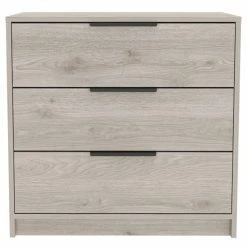 Hot Sale ๐ Tuhome Furniture TUHOME Kaia 3 Drawers ๐ Dresser - Gray Engineered Wood - For Bedroom โค๏ธ