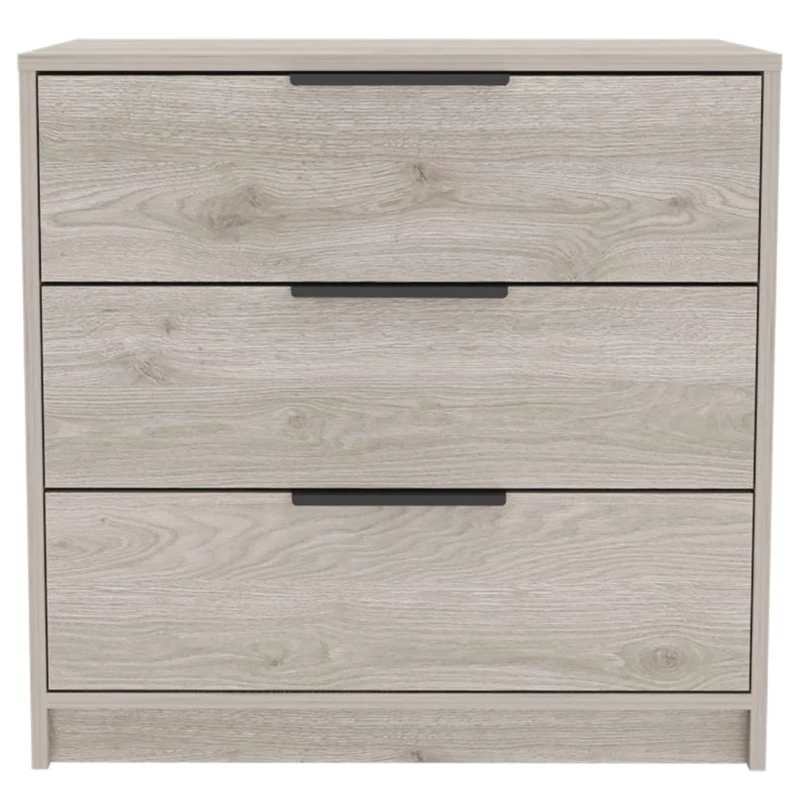 Hot Sale 😍 Tuhome Furniture TUHOME Kaia 3 Drawers 👗 Dresser - Gray Engineered Wood - For Bedroom ❤️