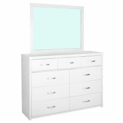 Cheapest 🥰 Better Home Products Majestic Super Jumbo 9-Drawer Double 👗 Dresser In White 💯