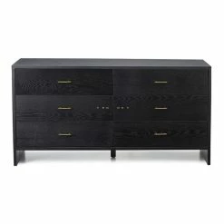 Buy ๐ Limari Home Wales Veneer And MDF Wood 6-Drawers Bedroom ๐ Dresser In Gray Ash ๐งจ