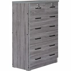 Brand new 😍 Better Home Products Cindy 7 Drawer Chest Wooden 👗 Dresser With Lock In Gray ✨