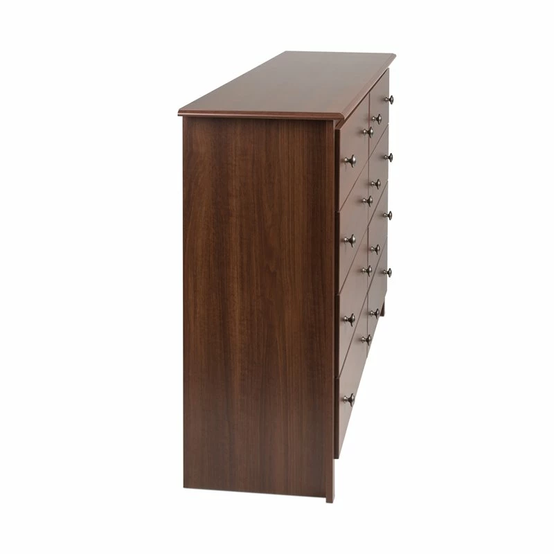 Best deal 😀 Prepac Monterey 8-Drawer Transitional Composite Wood 👗 Dresser In Cherry Brown ⭐ - Image 3