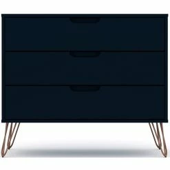 Cheap ๐คฉ Pemberly Row Modern Engineered Wood ๐ Dresser In Tatiana Midnight Blue ๐