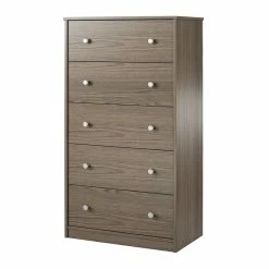 Best reviews of ๐ฅ Ameriwood Home Ellwyn Tall 5 Drawer ๐ Dresser In Medium Brown ๐