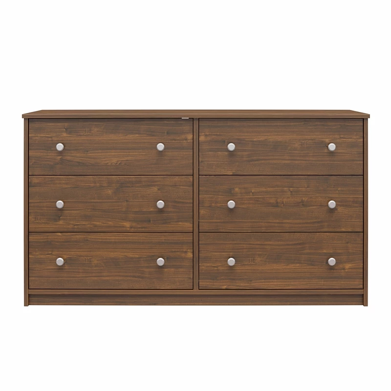 Brand new โ๏ธ Ameriwood Home Ellwyn 6 Drawer Wide ๐ Dresser In Walnut ๐ - Image 3