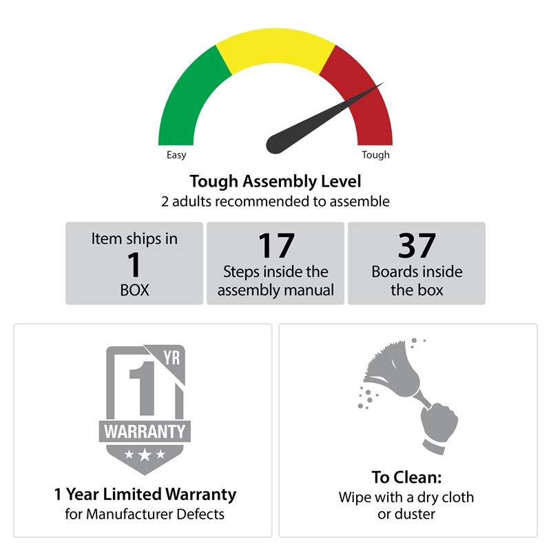 Brand new โ๏ธ Ameriwood Home Ellwyn 6 Drawer Wide ๐ Dresser In Walnut ๐ - Image 7
