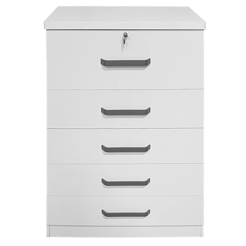 Discount 🌟 Better Home Products Xia 5 Drawer Chest Of Drawers In White 👏 - Image 2