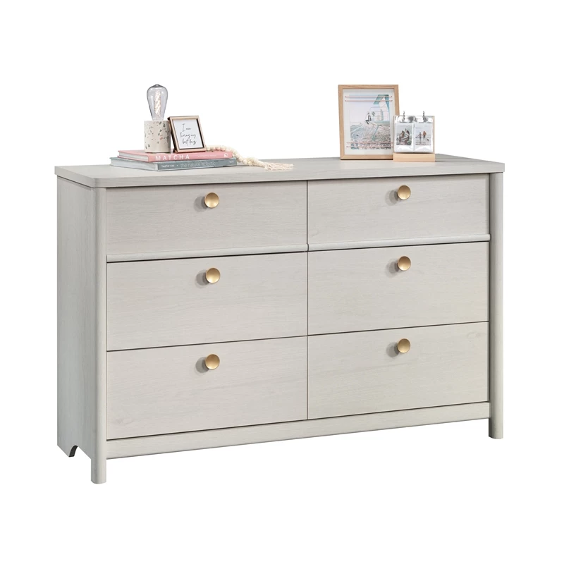 Top 10 ⭐ Sauder Dover Edge 6-Drawer Engineered Wood 👗 Dresser In Glacier Oak Finish 😉 - Image 3