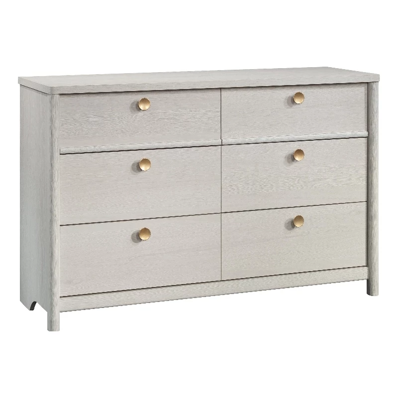 Top 10 ⭐ Sauder Dover Edge 6-Drawer Engineered Wood 👗 Dresser In Glacier Oak Finish 😉