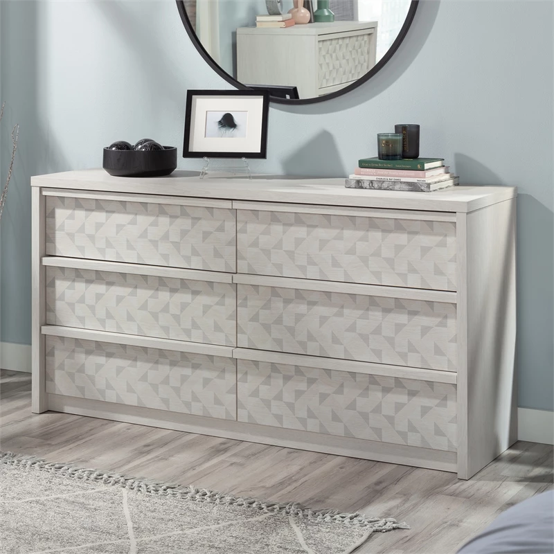 Brand new 🤩 Sauder Harvey Park Engineered Wood 👗 Dresser In Glacier Oak Finish ⭐ - Image 5