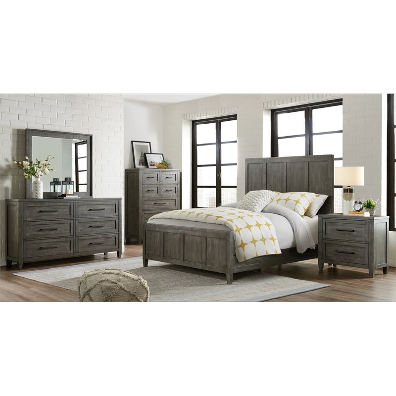 Discount ๐ Martin Svensson Home Napa Solid Wood 6 Drawer Gray ๐ Dresser ๐ - Image 5
