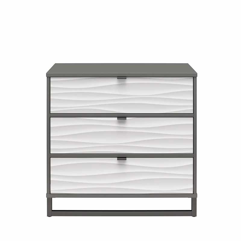Buy 🌟 Ameriwood Home Monterey 3 Drawer 👗 Dresser In Waves With Graphite 😉 - Image 8