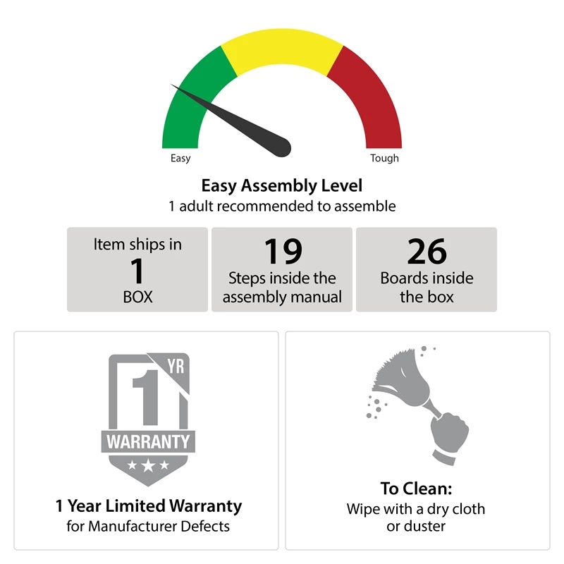 Buy 🌟 Ameriwood Home Monterey 3 Drawer 👗 Dresser In Waves With Graphite 😉 - Image 3