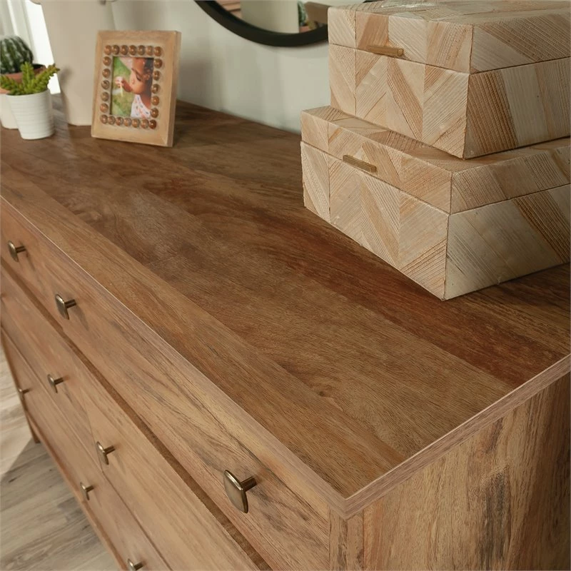 Cheapest ๐งจ Pemberly Row 6 Drawer 50.5" Wooden ๐ Dresser In Sindoori Maple ๐ - Image 6