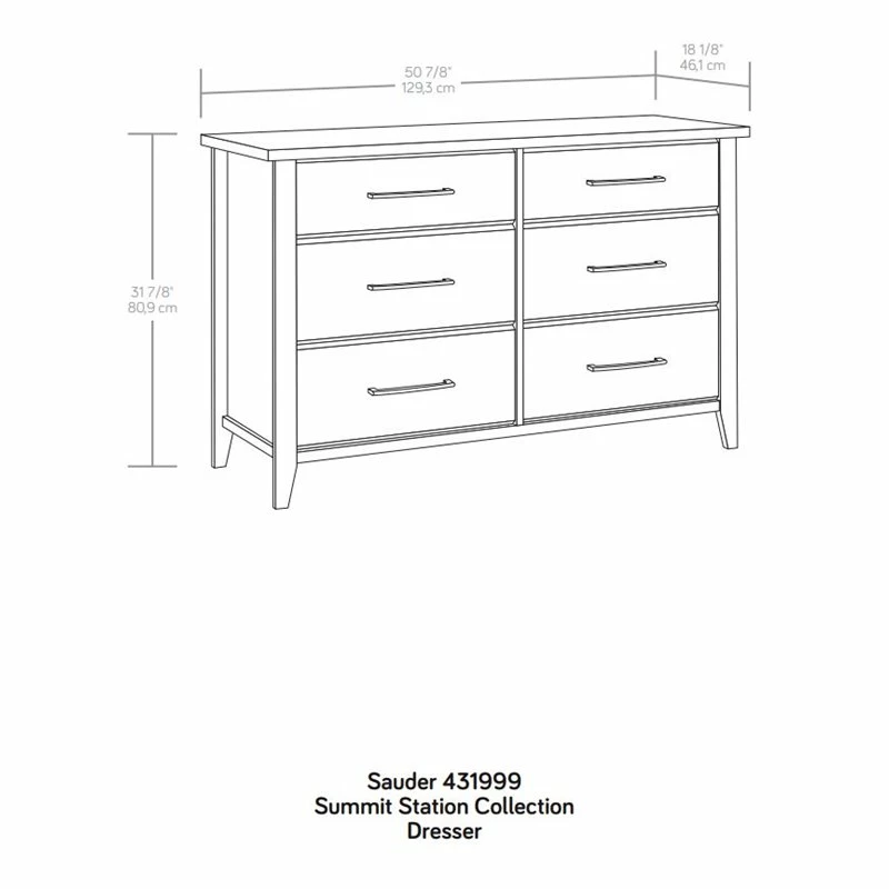 Top 10 ๐ Pemberly Row Engineered Wood 6-Drawer Bedroom ๐ Dresser In Glacier Oak ๐งจ - Image 3