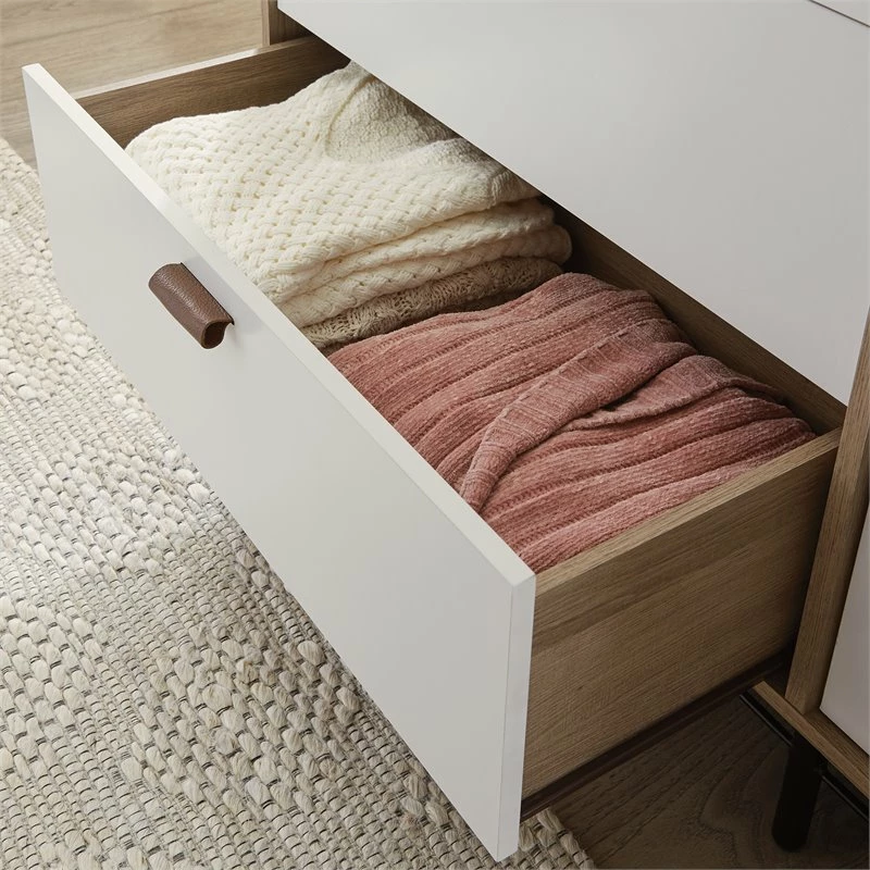 Wholesale ๐ Pemberly Row Engineered Wood 6-Drawer ๐ Dresser In Sky Oak/White Accents ๐ฏ - Image 7